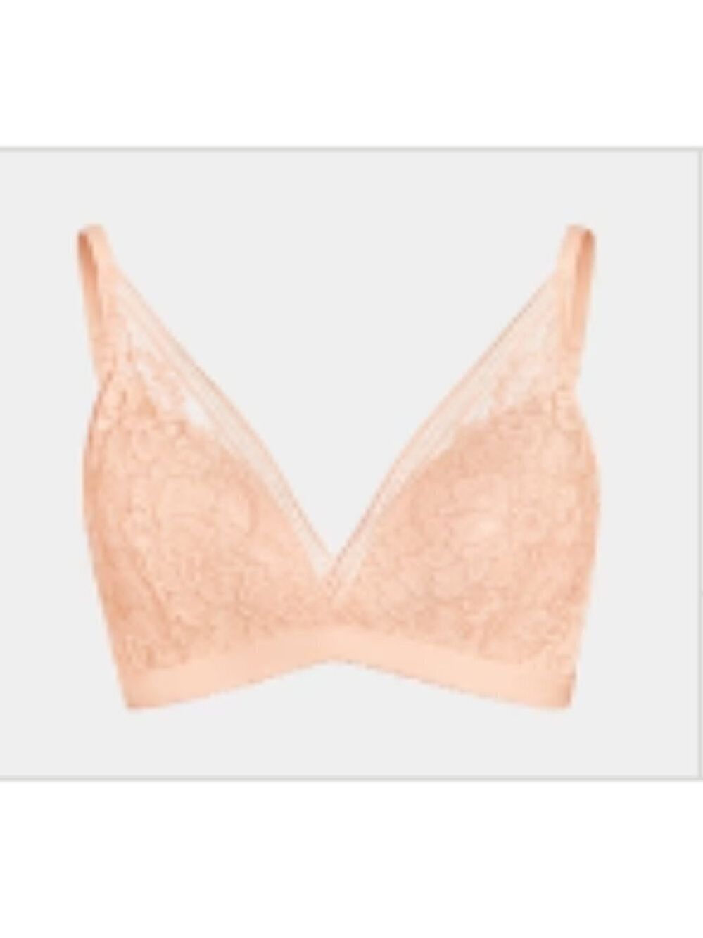 VGC Knix Lace Deep V Bralette - Pink - Size Large